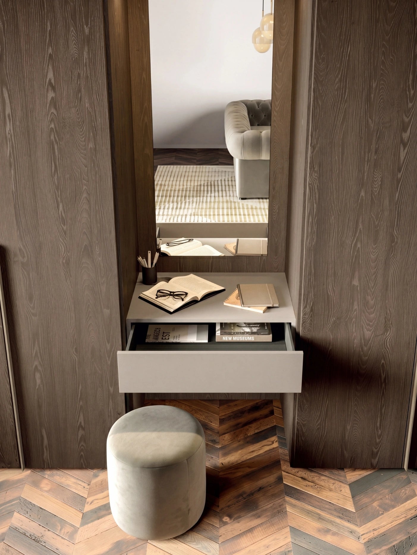 Utility Wardrobe with Hinged Doors Libeccio U451