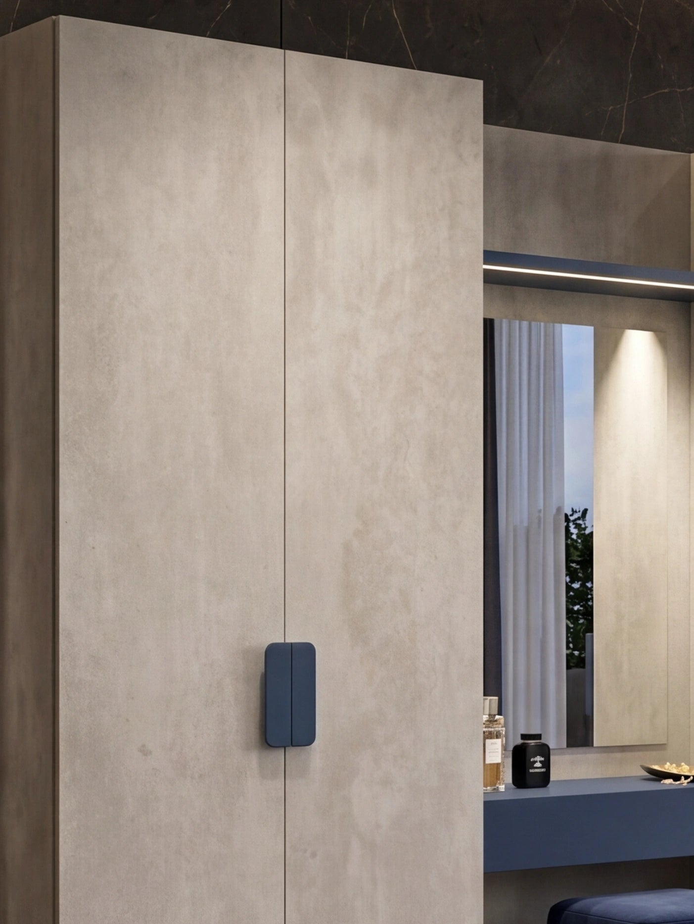 Utility Wardrobe with Hinged Doors Libeccio U453