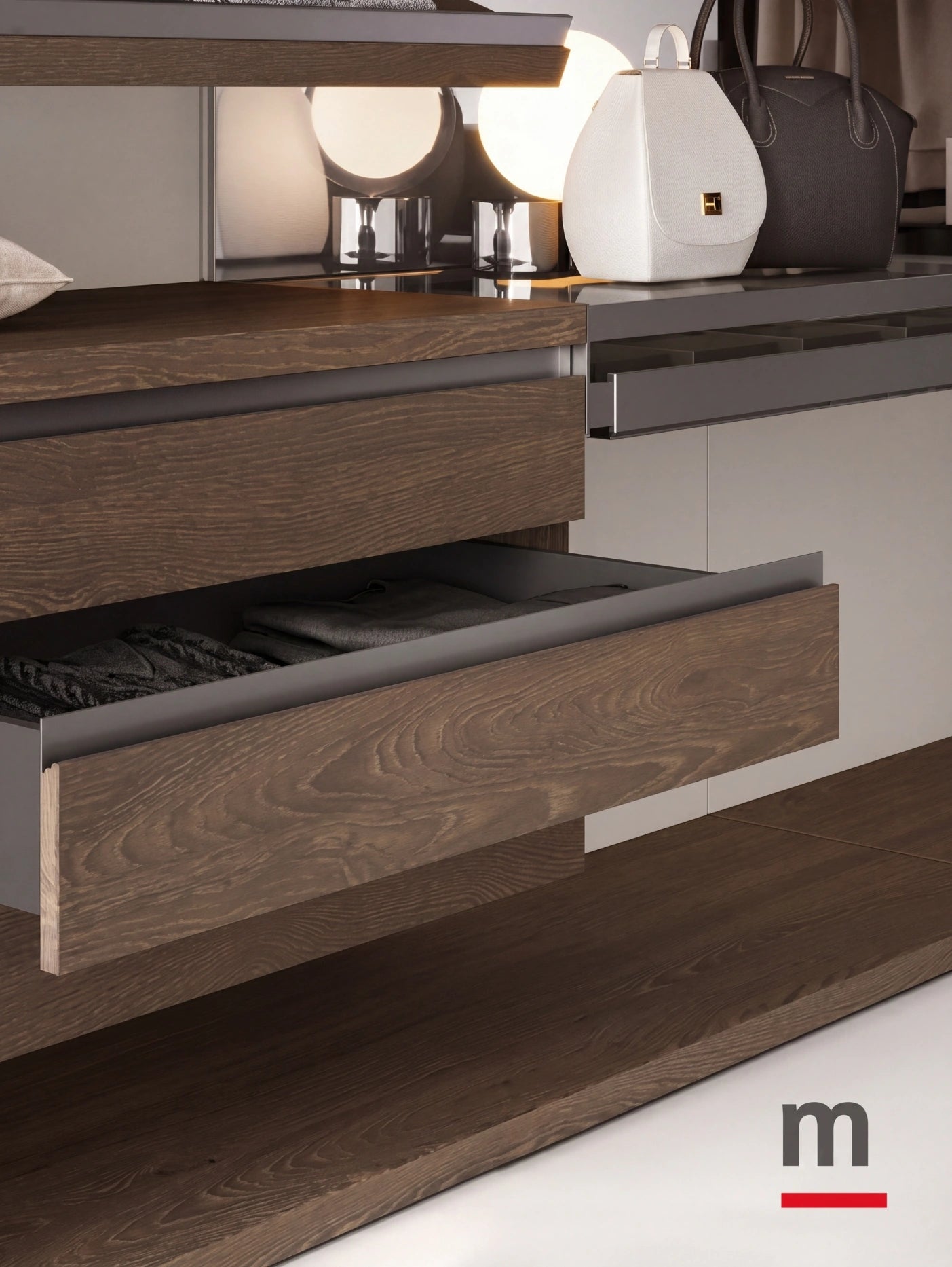 Rack Cabins Gemini Linear Walk-in Closet G222