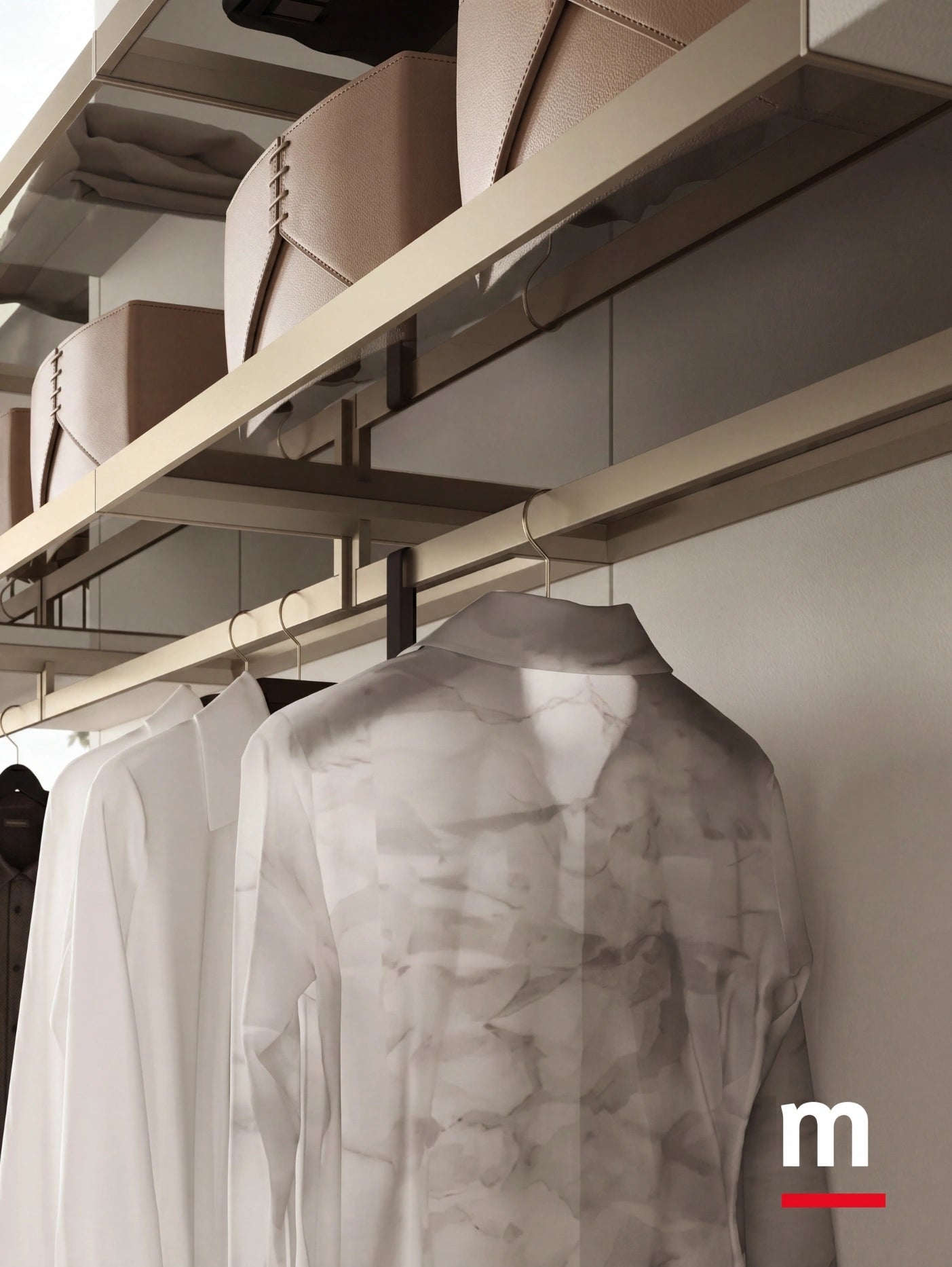 Rack Cabins Gemini Linear Walk-in Closet G223