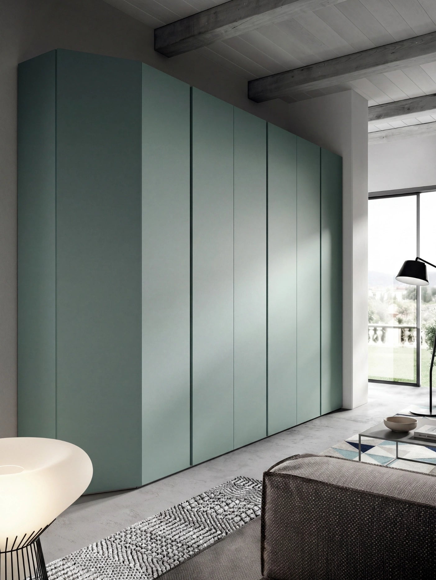 Libeccio & Bora Wardrobe with Hinged Doors B363