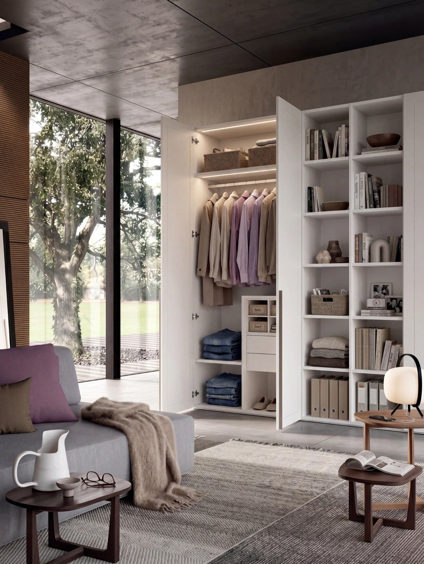 Zonda Wardrobe with Hinged Doors B368