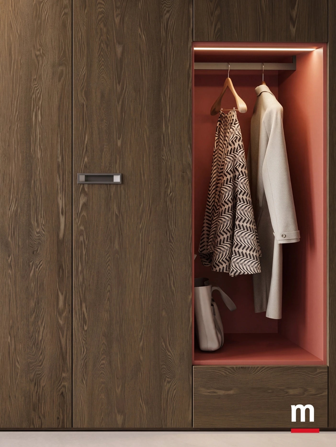 Libeccio Wardrobe with Hinged Doors B359