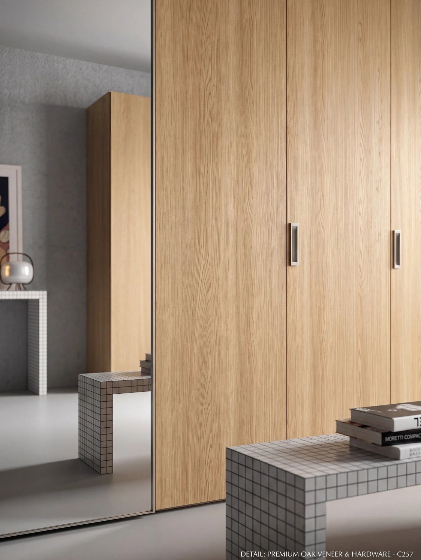 Combi Wardrobe, Libeccio Hinged Doors and Levante Sliding Doors C257