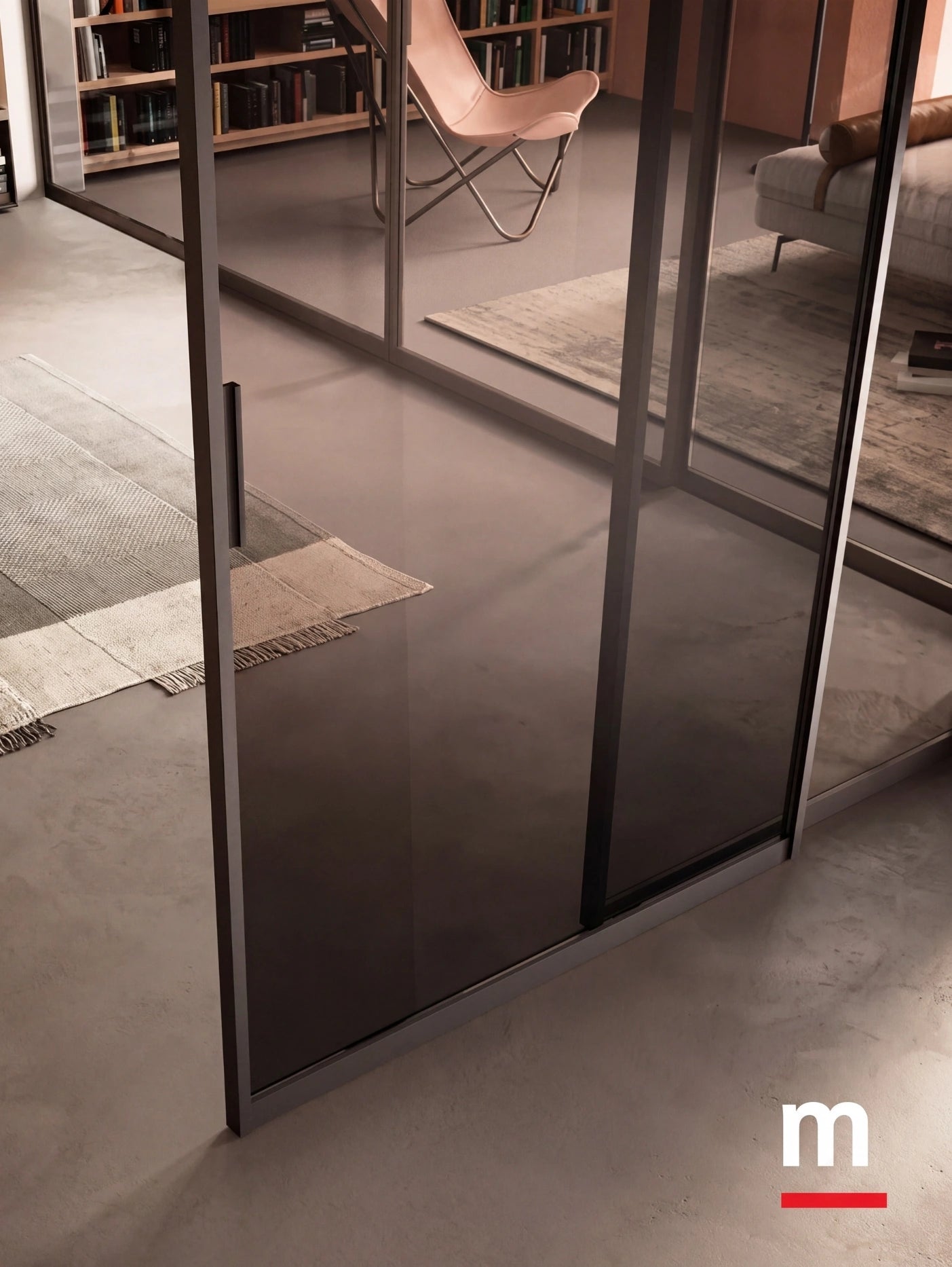 Portals Sliding Glass Portal With Ceiling Tracks P622