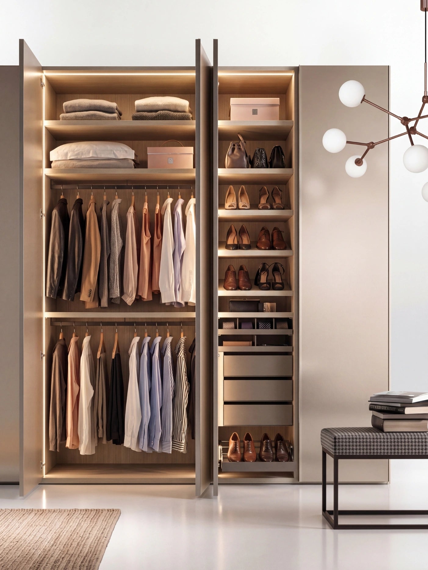 Levante Wardrobe with Hinged Doors B374