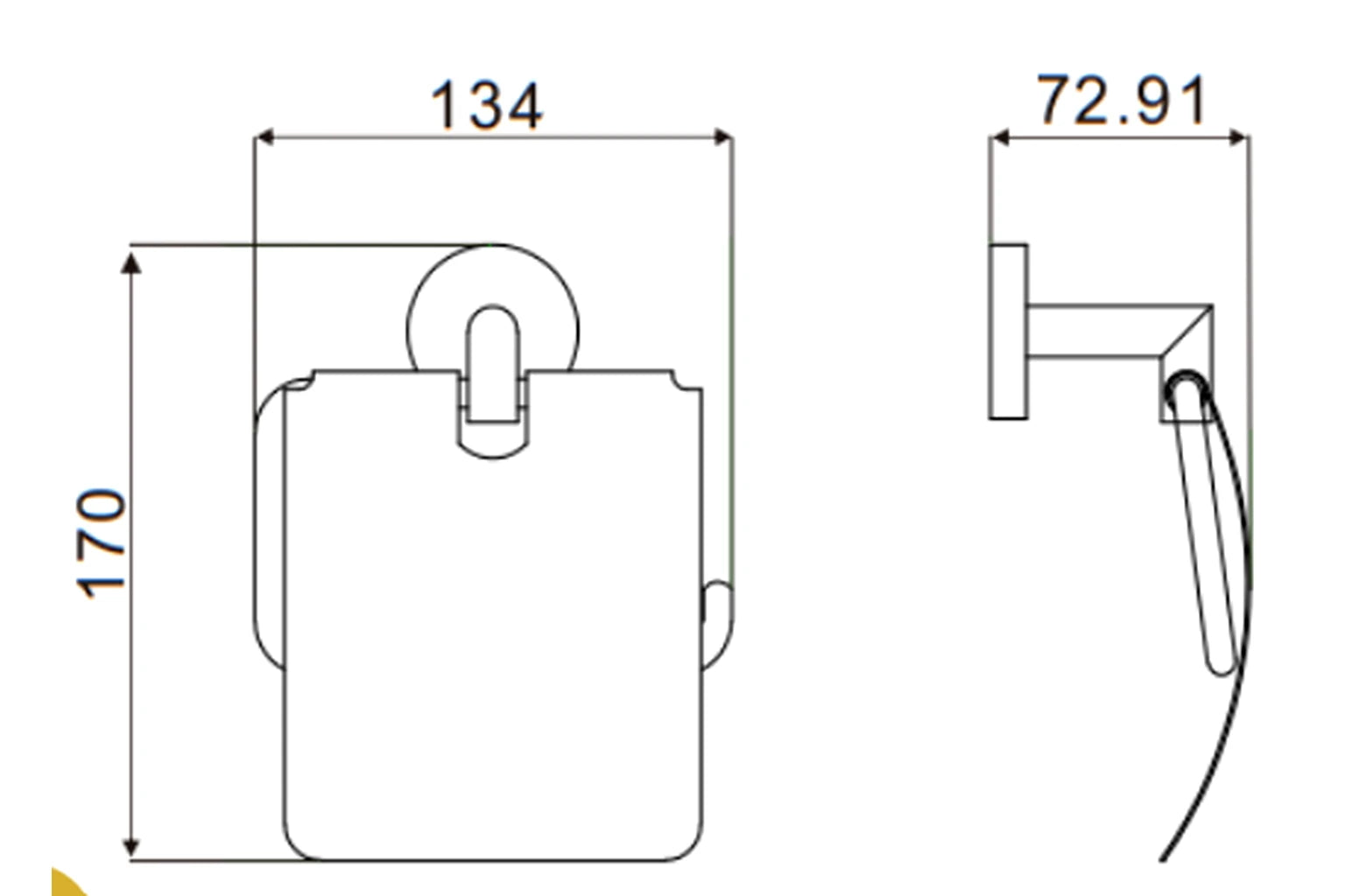 Spain Toilet Roll Holder GAA31
