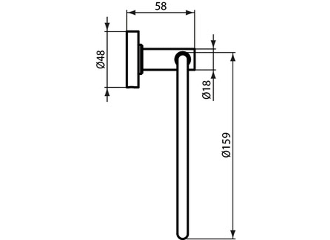 IOM Round Towel Ring