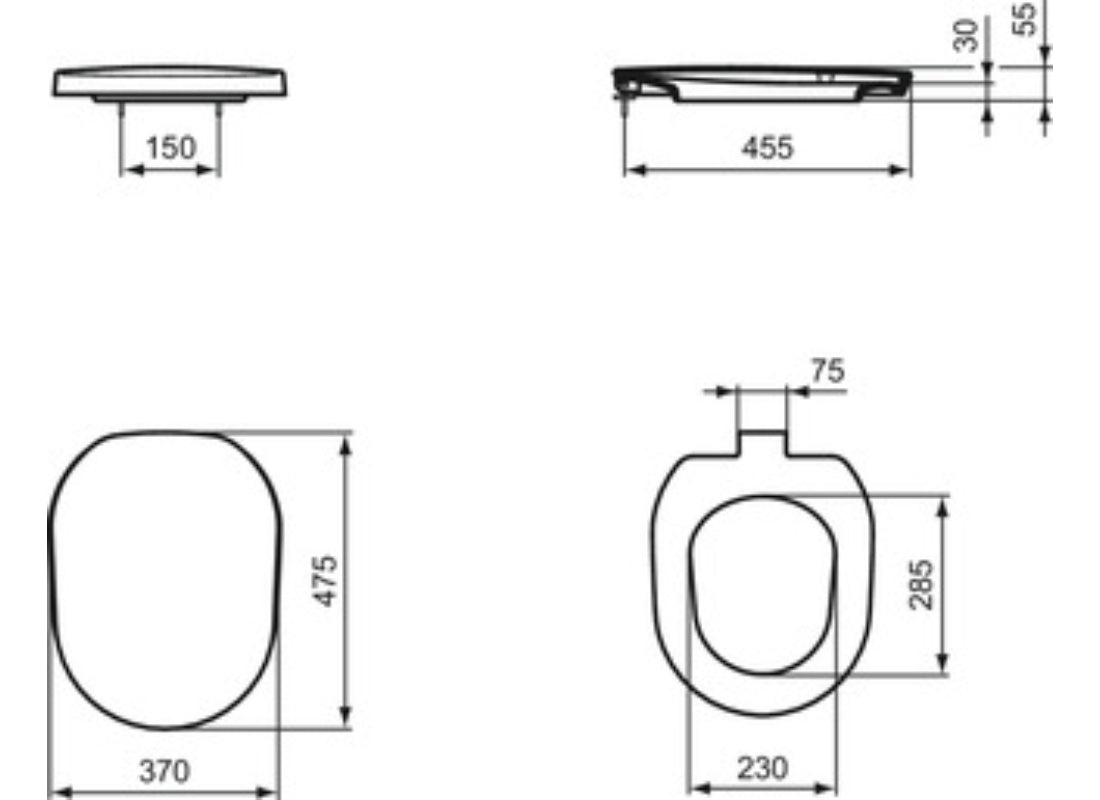 Tonic Seat & Cover – Soft-Close Toilet Seat & Cover