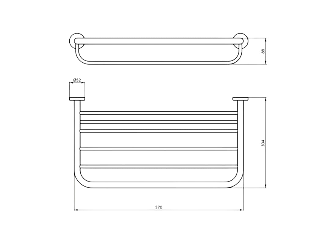 IOM Bath Towel Rack