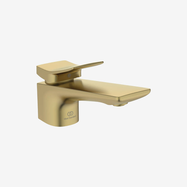 Conca Basin Mixer Brushed Gold 5L With Pop-Up Waste