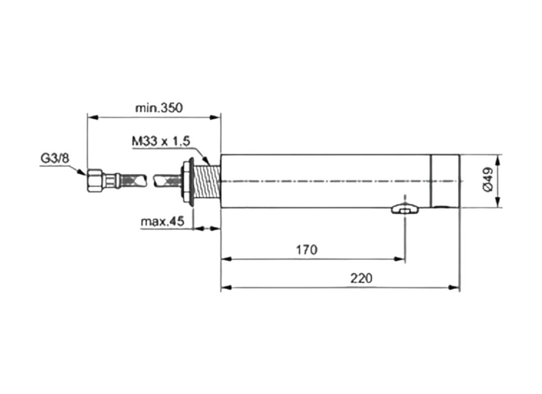 SensorFlow New Electronic Basin Spout A7561AA, Touchless Wall-Mounted Battery Operated