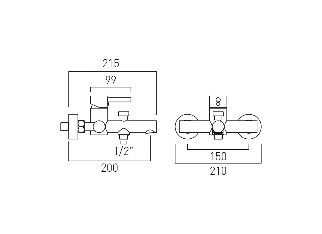 NURI Bath Shower Mixer