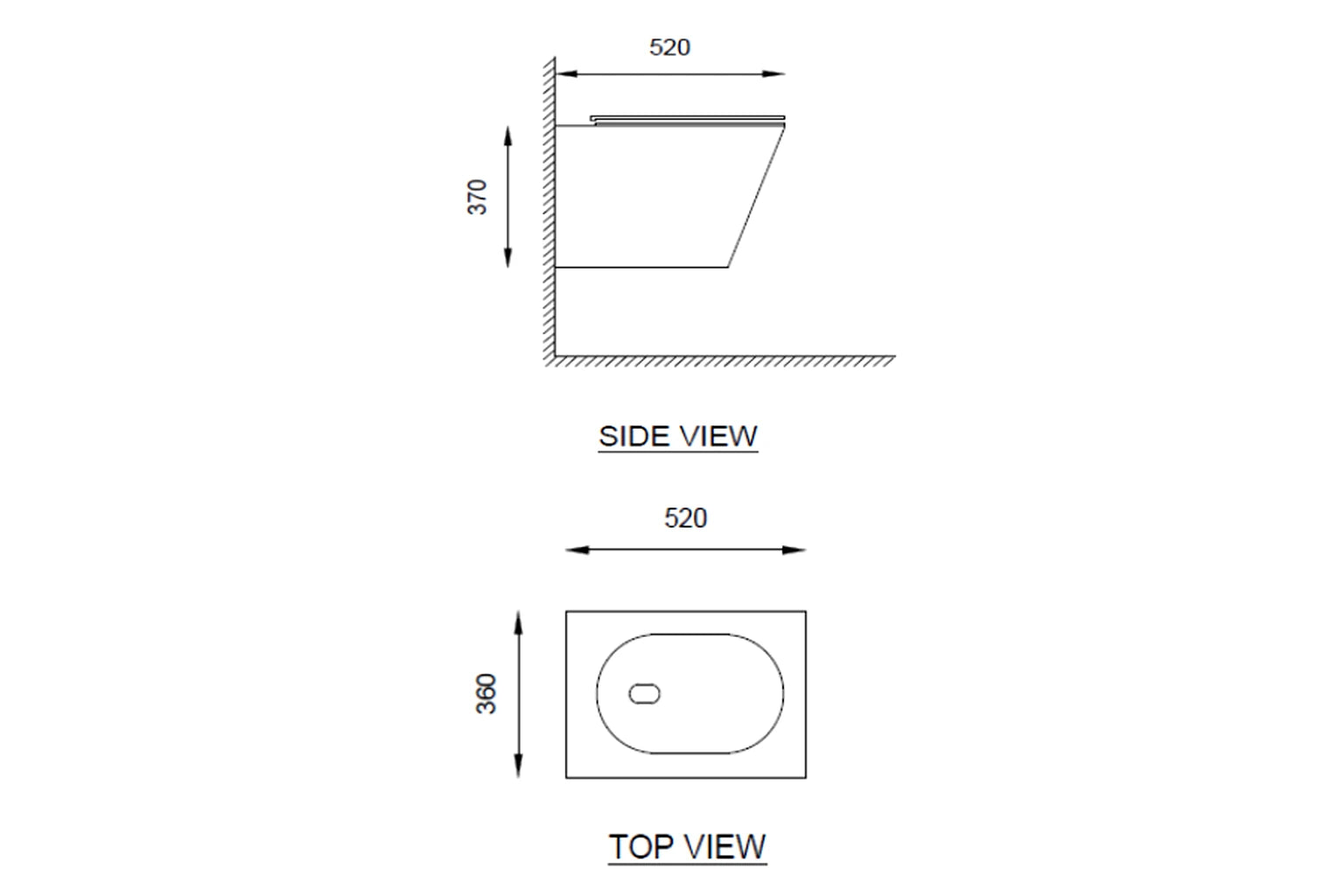 Sapphire Wall Hung WC with UF Seat Cover