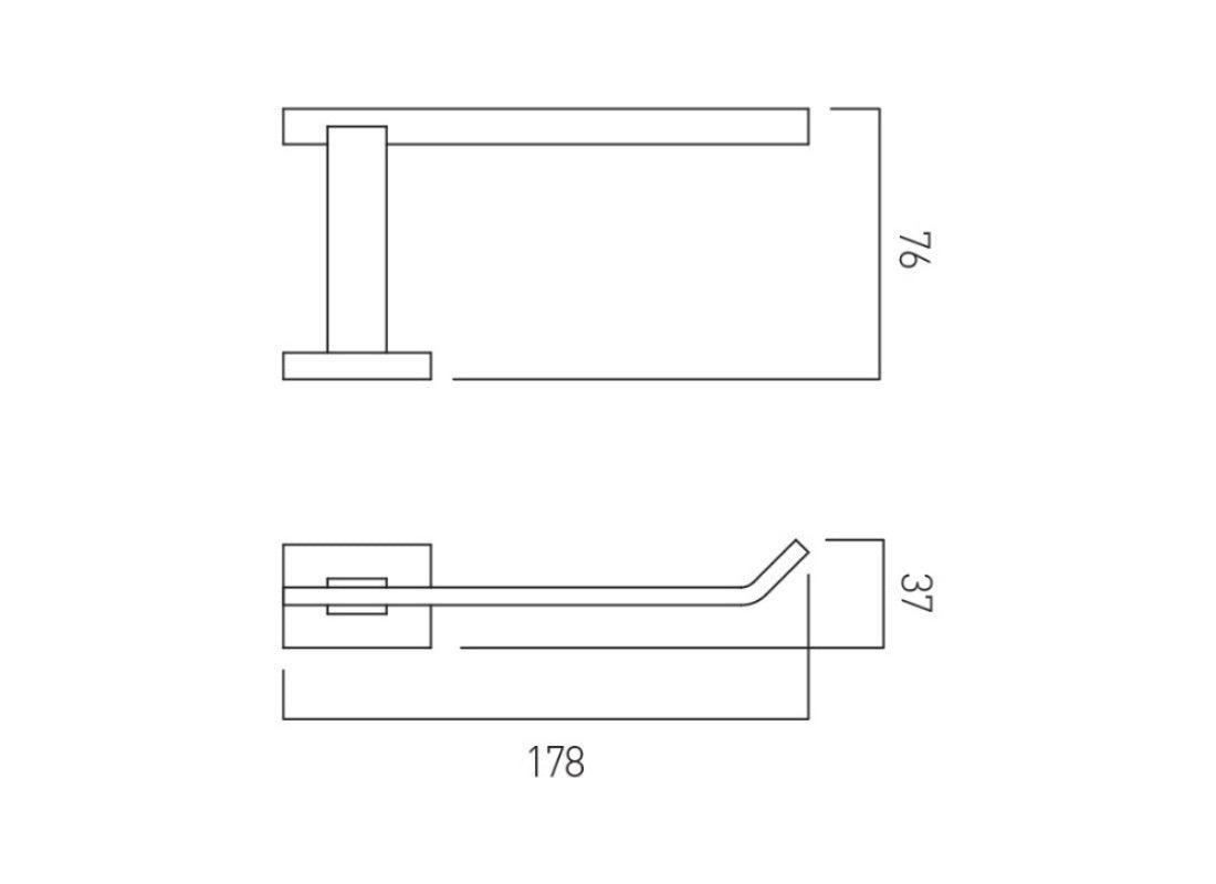 Level Toilet Roll Holder