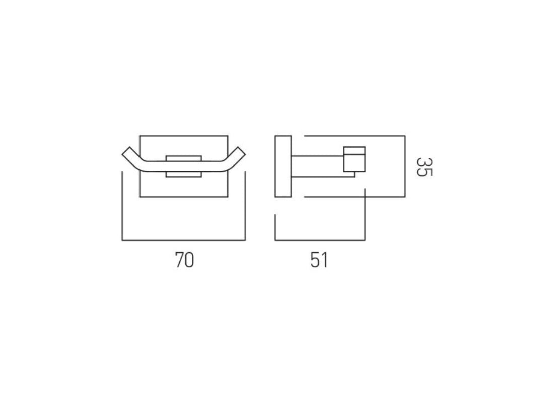 Level Wall Mounted Robe Hook