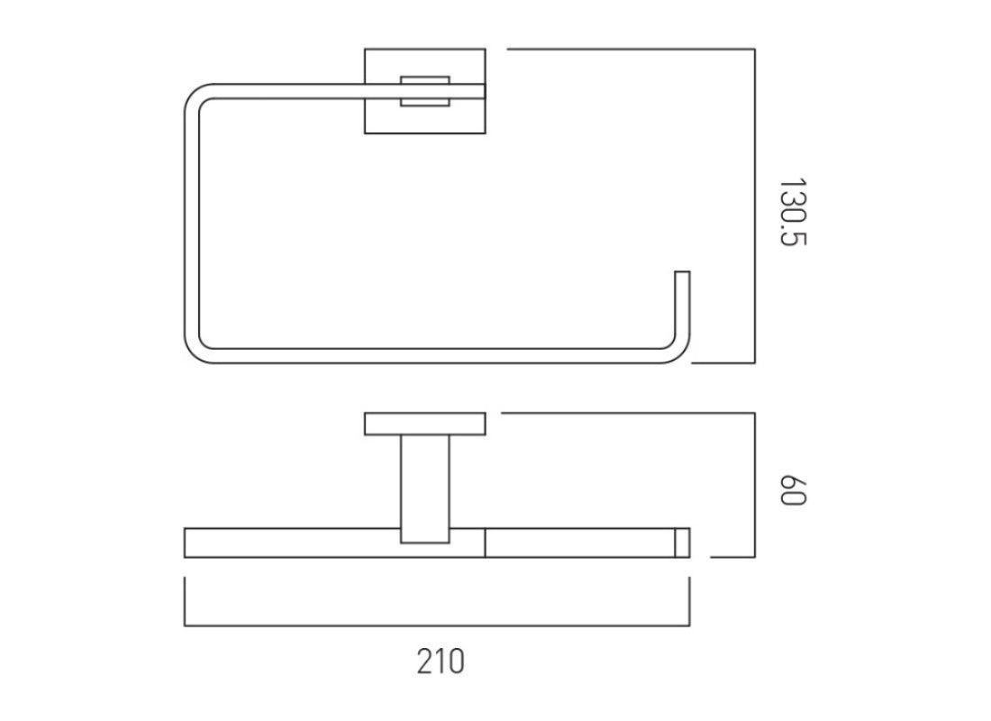 Level Wall Mounted Towel Ring