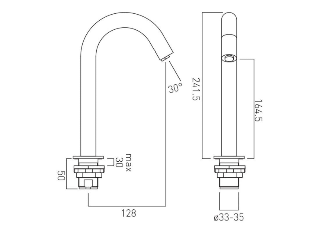 I-Tech Chrome Infra-Red Sensor Tap