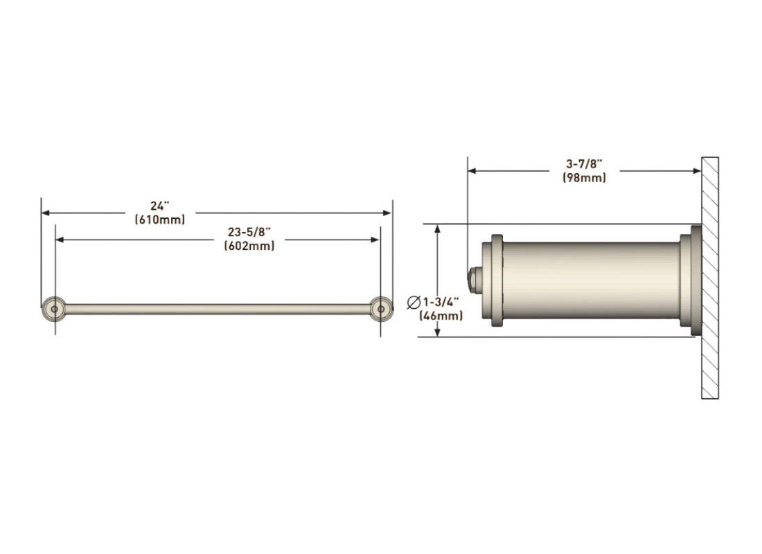 Perrin & Rowe Armstrong Towel Rail