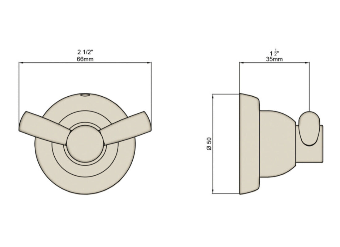 Perrin & Rowe Langbourn Double Robe Hook