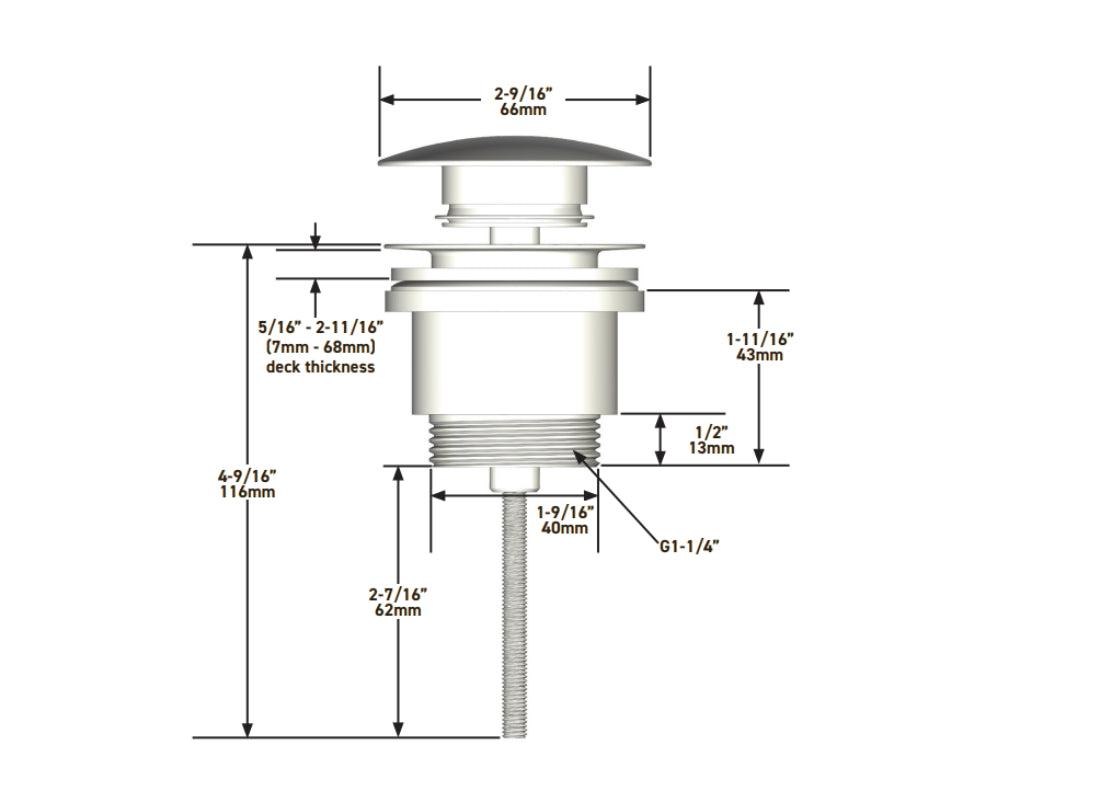 Riobel Waste Assembly