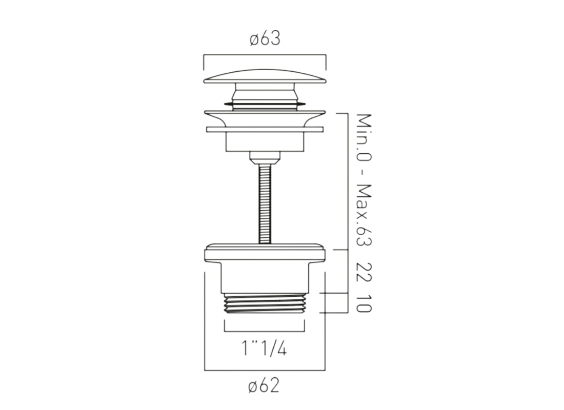Cameo Universal Basin Waste