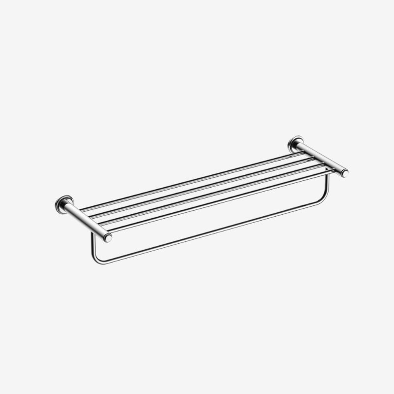 Ruby Towel Shelf Brass Body with Curved Pattern – Casa Milano
