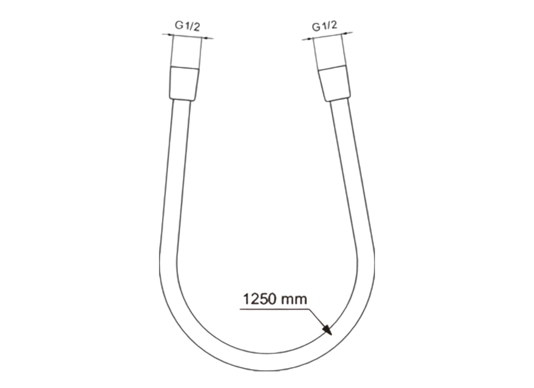 Idealrain IdealFlex Shower Hose 1250mm