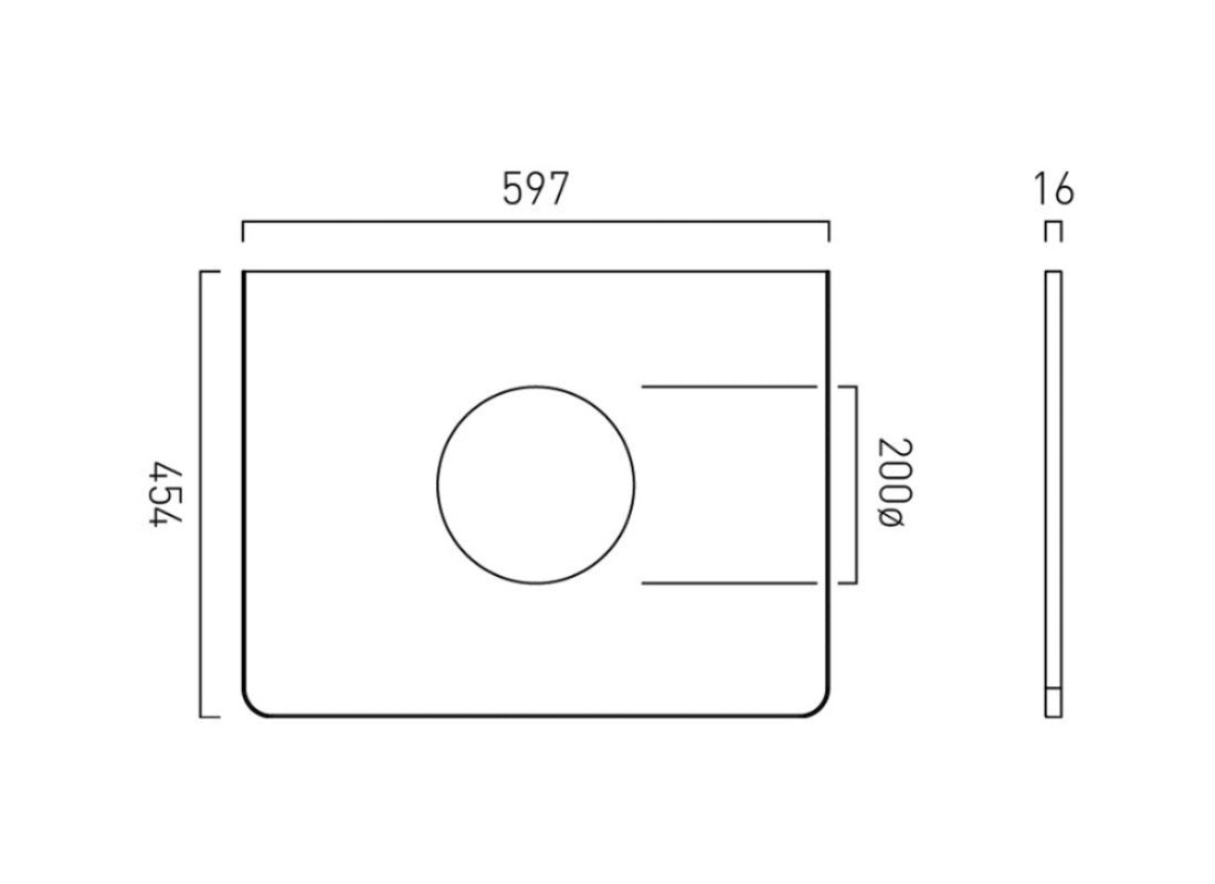 Cameo 600 mm Worktop