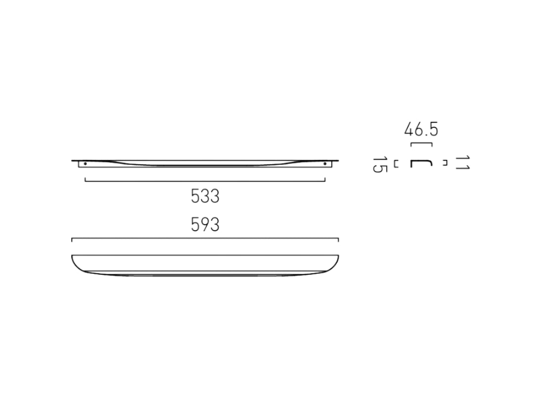 Cameo 600 mm Furniture Top-Mount Handle