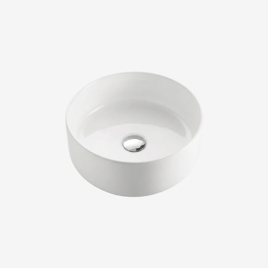 CLEA Countertop Art Basin 40cm 8070A – White Round