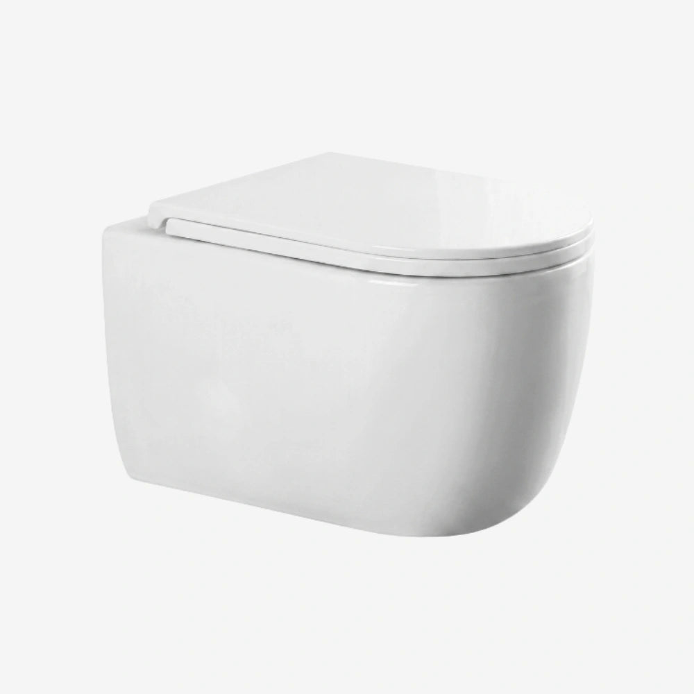 CLEA INTEGRA Rimless Wall Hung WC with UF Seat & Fixing Screw W923
