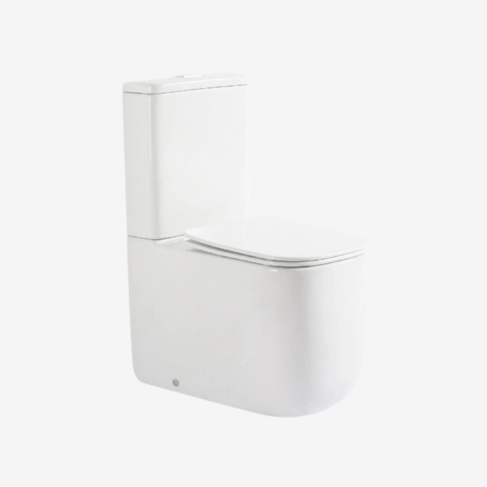 CLEA ETERNO Rimless Two PC Toilet with UF Seat & P-S Connector 2203