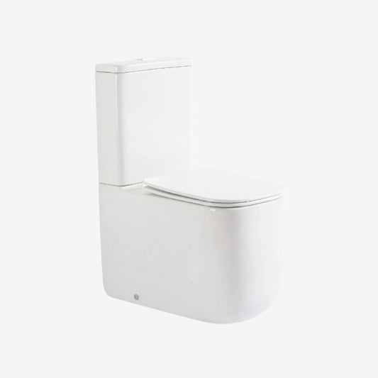 CLEA ETERNO Rimless Two PC Toilet with UF Seat & P-S Connector 2203