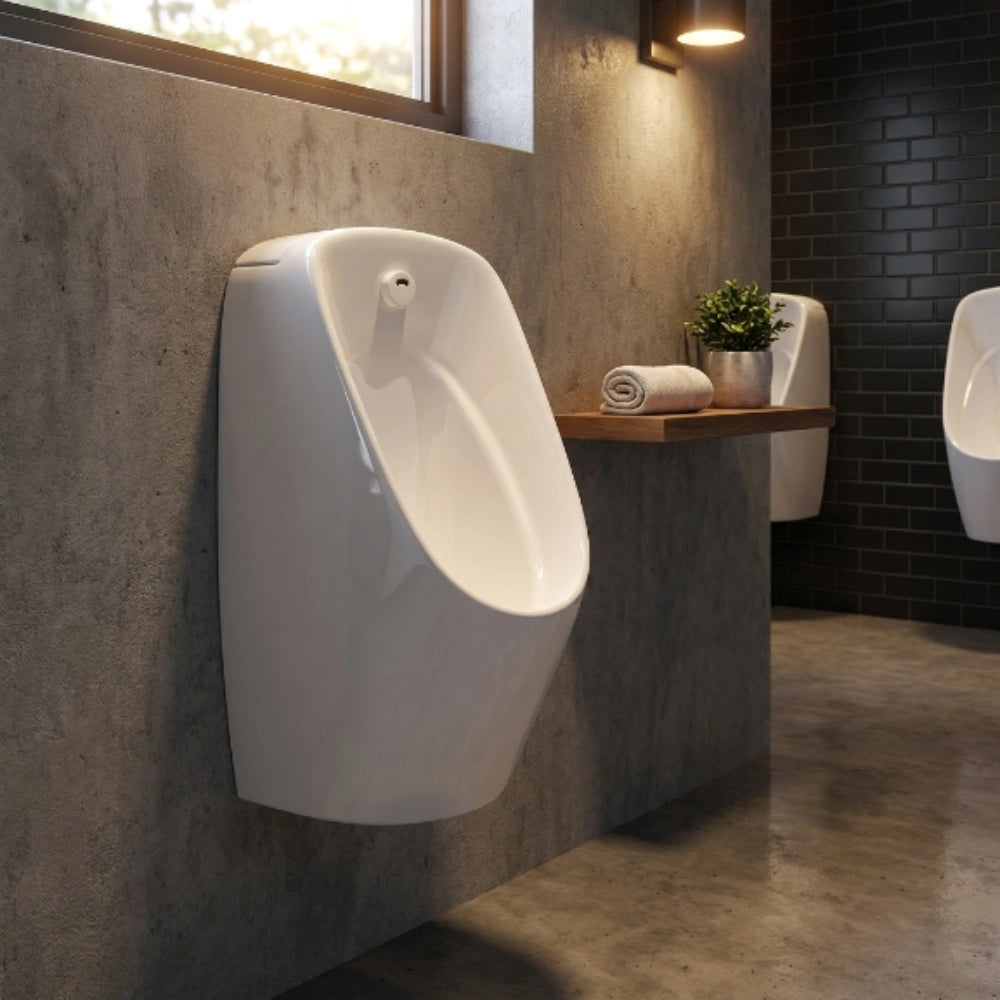 CLEA ZENTRO Wall Hung Sensor Urinal with Top Inlet & Full Set Accessory 2401