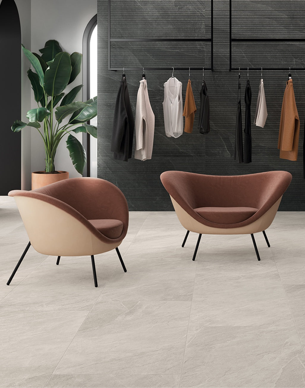 Italy Slabs Italgraniti Shale Moon Matt