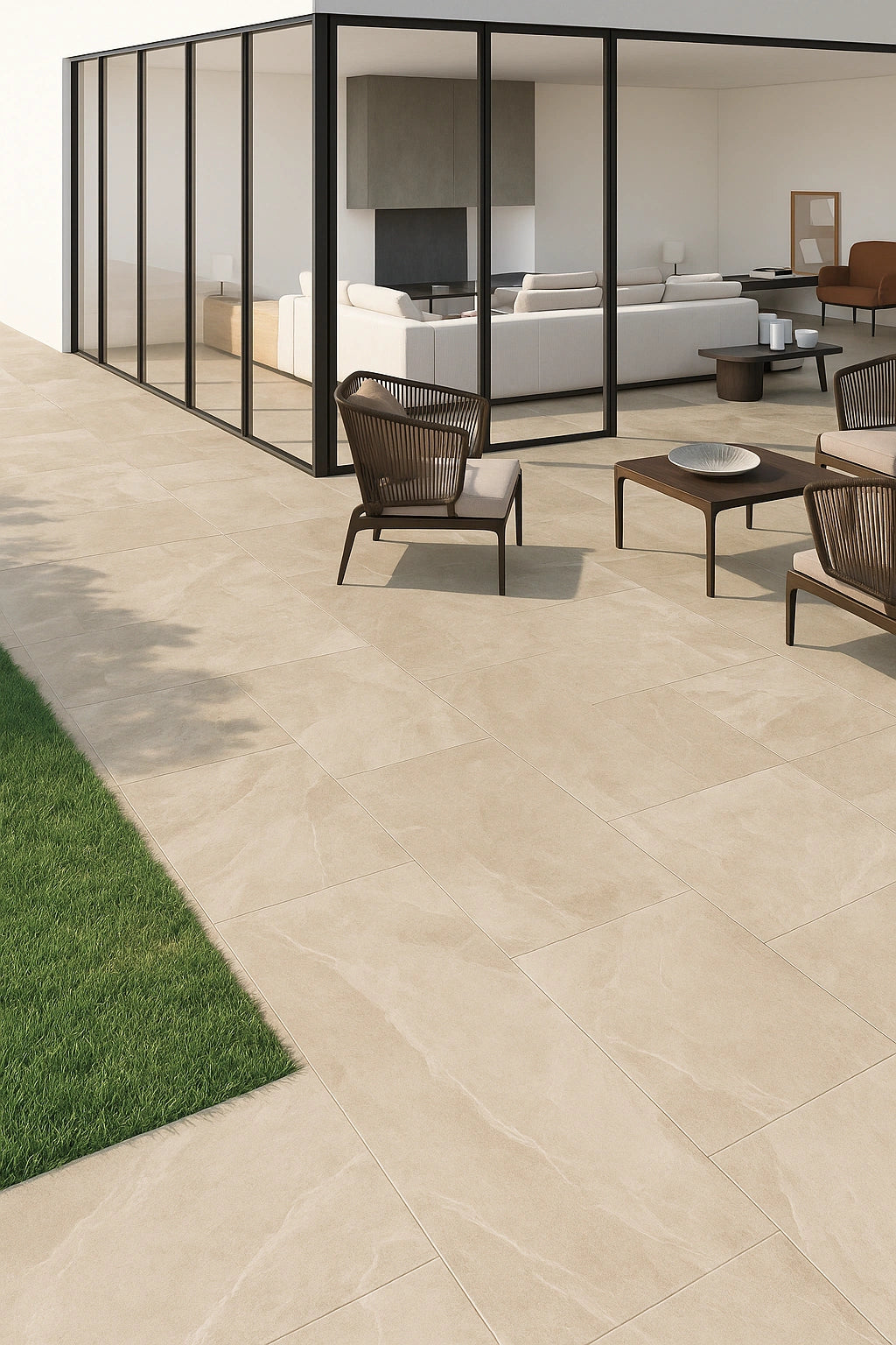 Italy Outdoor Tiles Italgraniti Shale Taupe Antislip