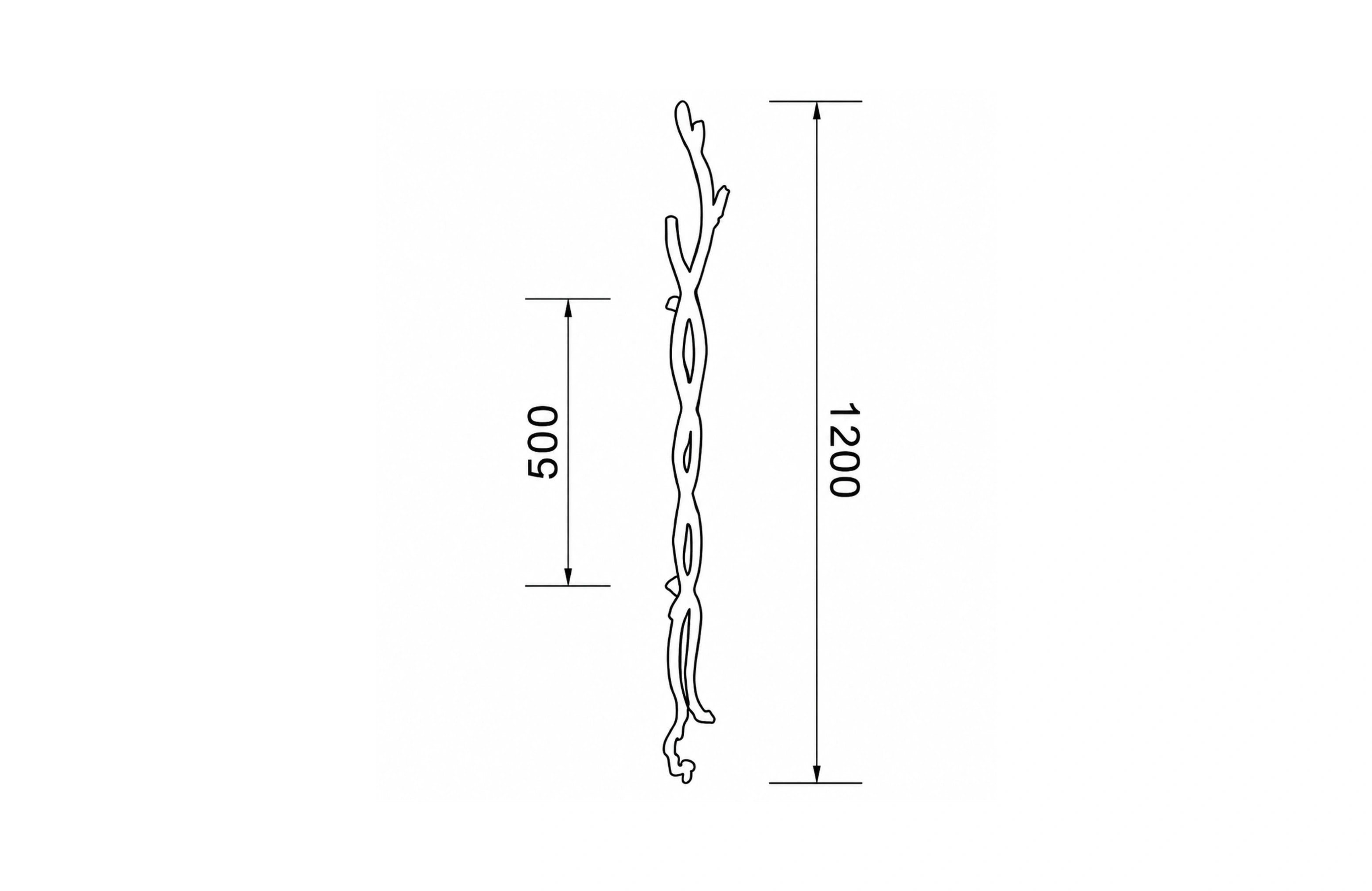 Cassario Liora Back-to-Back Pull Handle 1200mm