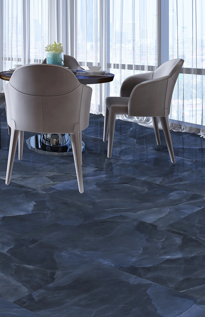 Floor Tiles EnergieKer Onyx Blue Polished