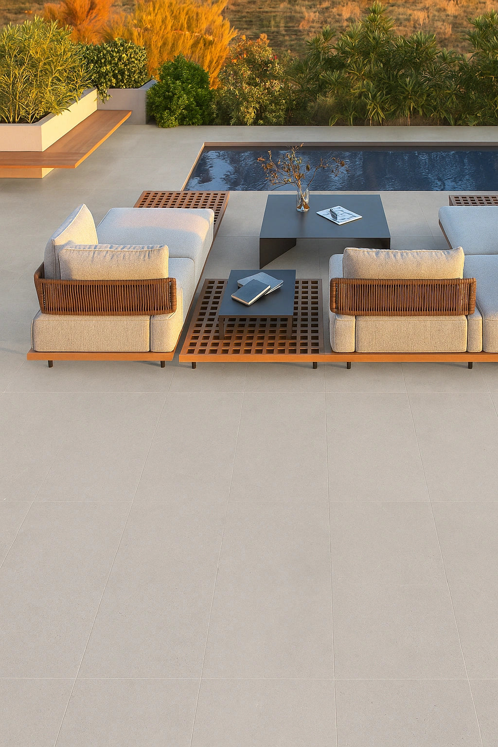 Outdoor Tiles EnergieKer Hollstone Milky