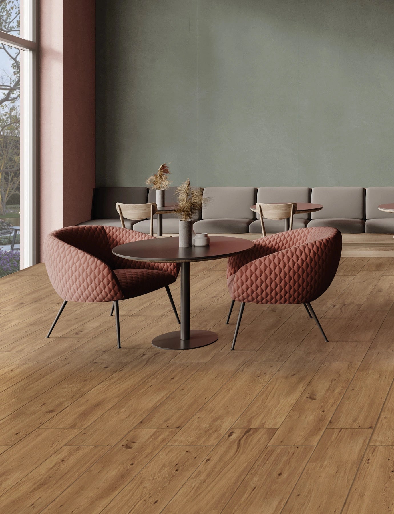 Floor Tiles EnergieKer Padouk Nut Matt