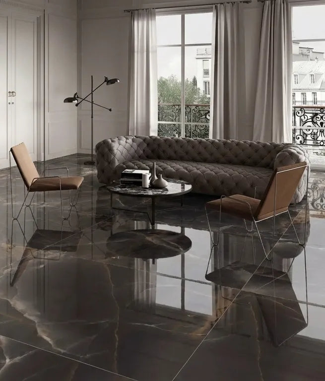 Indian Slabs Vero Royal Onyx Grey Glossy