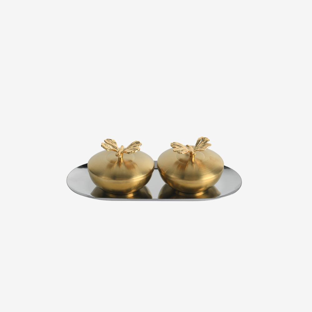 Golden Nectar Decorative Jar Set