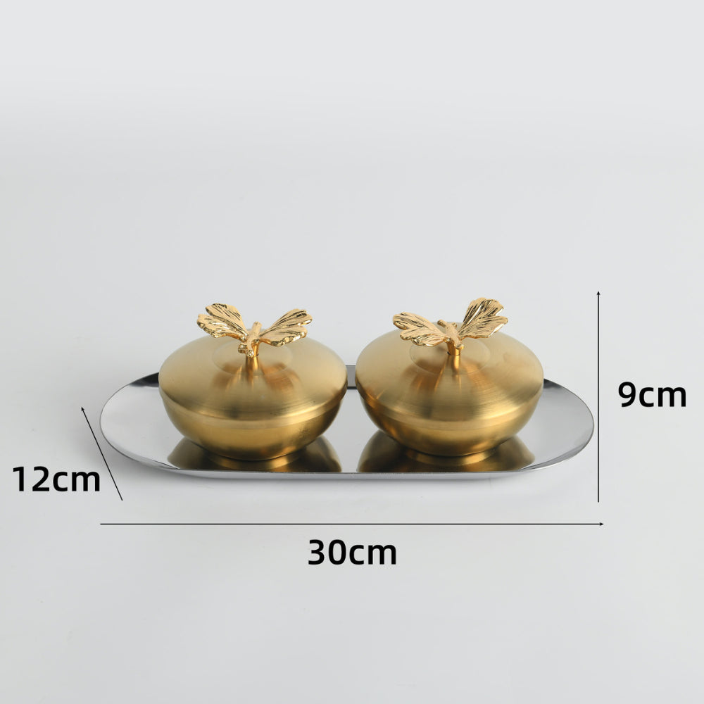 Golden Nectar Decorative Jar Set