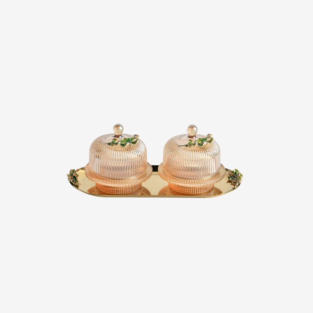 Aurora Dome Twin Serving Set
