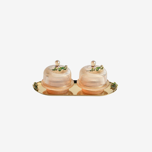 Aurora Dome Twin Serving Set
