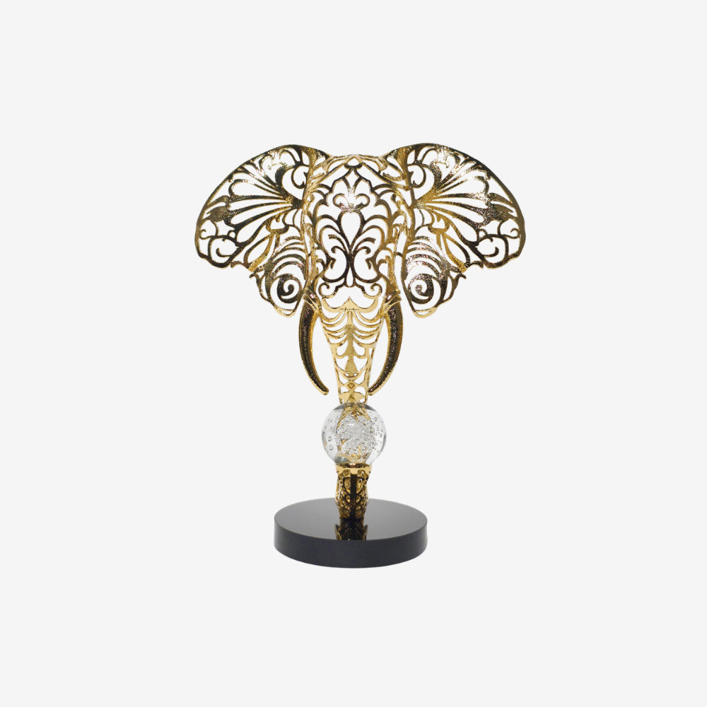 Majestic Filigree Elephant Sculpture