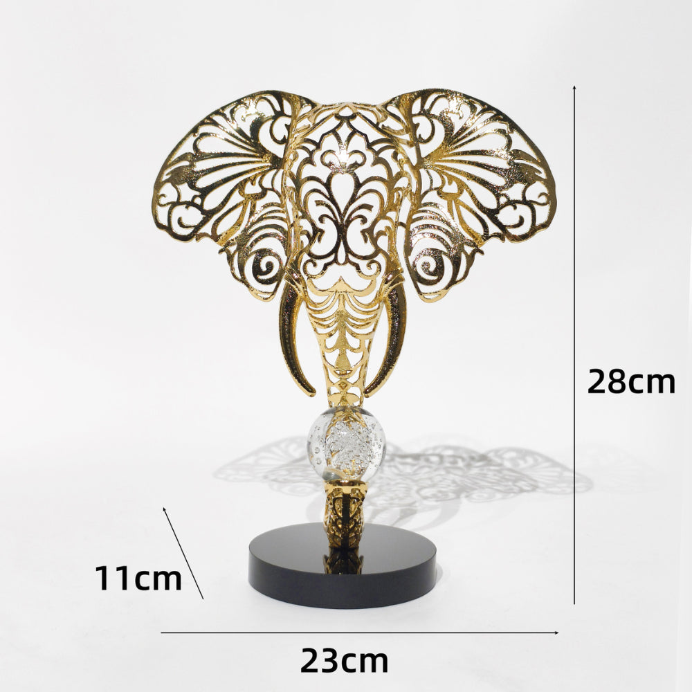 Majestic Filigree Elephant Sculpture