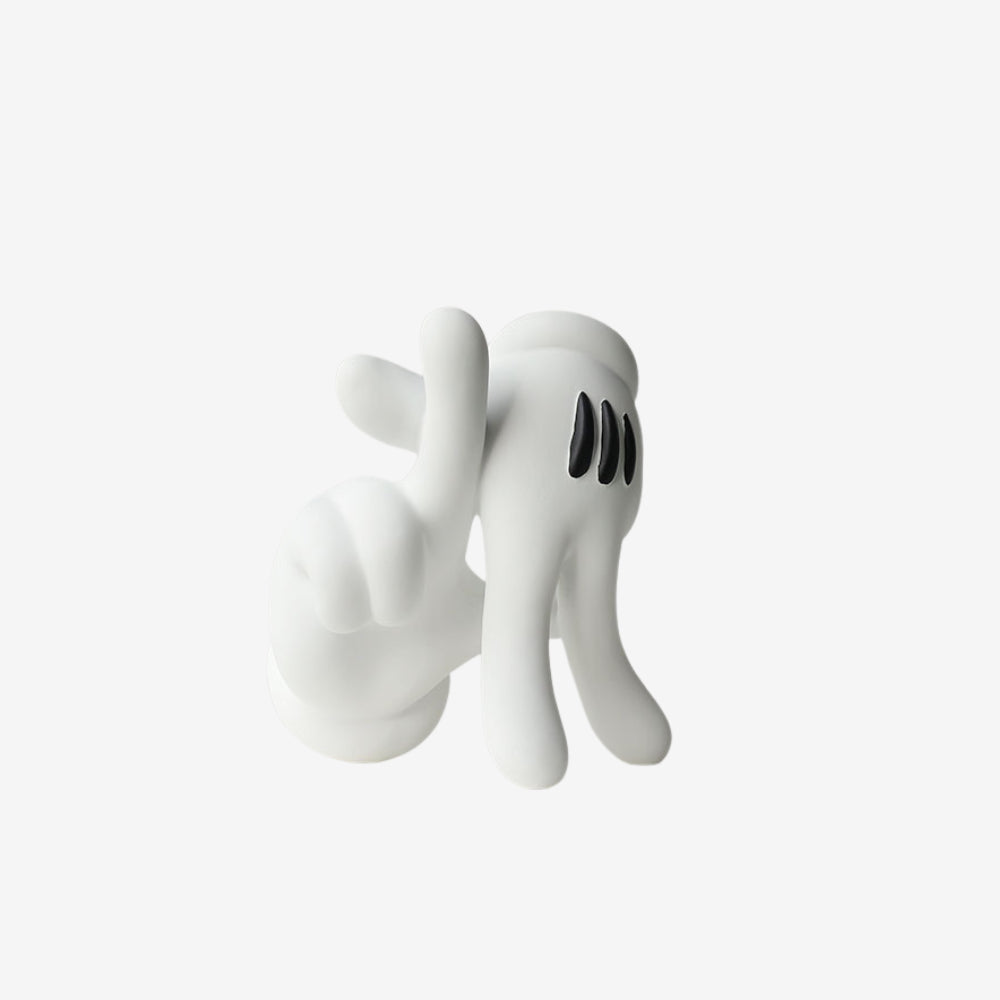 Modern Abstract Hand Gesture Sculpture