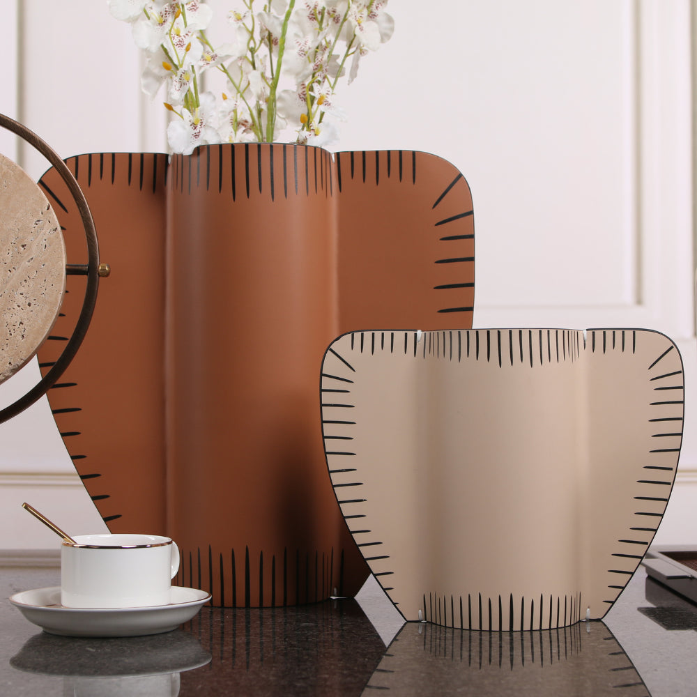 Pu Leather And Glass Holder KB3007AS